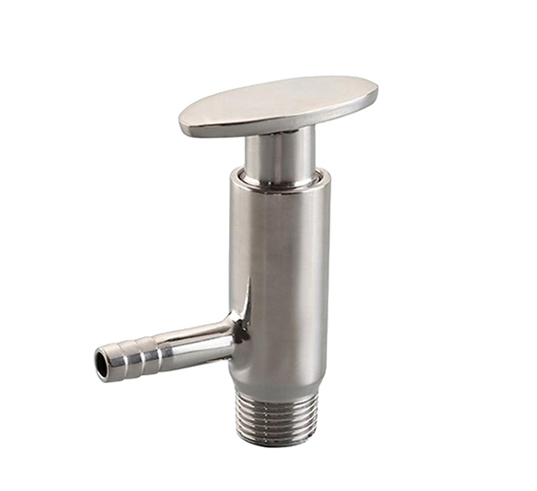 Threaded sampling valve